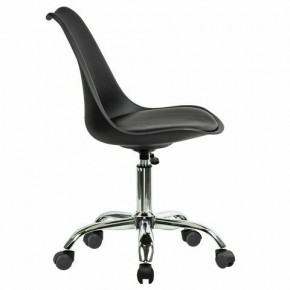 Кресло стул BRABIX "Eames MG-310 CH", хром, пластик черный, экокожа черная, 532925 в Копейске - kopejsk.mebel24.online | фото 3