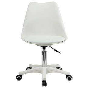 Кресло стул BRABIX "Eames MG-310 PL", пластик белый, экокожа белая, 532926 в Копейске - kopejsk.mebel24.online | фото 1