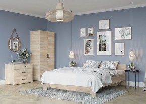 Кровать 1,6 VICTOR + основание (Сонома) в Копейске - kopejsk.mebel24.online | фото 4