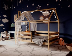 Кровать-домик 80*160 без покраски в Копейске - kopejsk.mebel24.online | фото 2