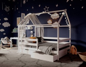 Кровать-домик 80*190 Белый в Копейске - kopejsk.mebel24.online | фото