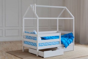 Кровать-домик 80*190 Белый в Копейске - kopejsk.mebel24.online | фото 4