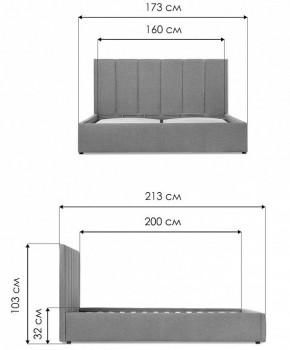 Кровать двуспальная Афродита-3 в Копейске - kopejsk.mebel24.online | фото 11