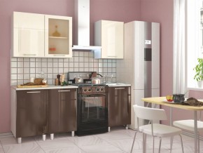 Кухня Танго модульная шоколад-ваниль в Копейске - kopejsk.mebel24.online | фото 2