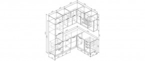 Кухня угловая Элеганция 2200*1700 (Стол. 38мм) в Копейске - kopejsk.mebel24.online | фото 2