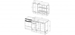 Кухонный гарнитур Антик 1200 (Стол. 26мм) в Копейске - kopejsk.mebel24.online | фото 2