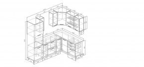 Кухонный гарнитур Антик 2400*1600 (Стол. 38мм) в Копейске - kopejsk.mebel24.online | фото 2