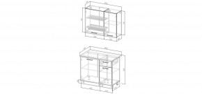 Кухонный гарнитур Белый Глянец 1000 (Стол. 38мм) в Копейске - kopejsk.mebel24.online | фото 3