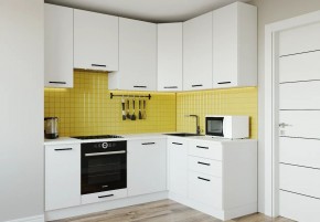 Кухонный гарнитур Белый Глянец 2200*1600 h950 (Стол. 26мм) в Копейске - kopejsk.mebel24.online | фото