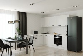 Кухонный гарнитур Белый Глянец 2600*1600 (Стол. 26мм) в Копейске - kopejsk.mebel24.online | фото