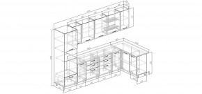 Кухонный гарнитур Белый Глянец 3200*1400 (Стол. 26мм) в Копейске - kopejsk.mebel24.online | фото 2