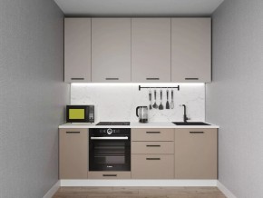 Кухонный гарнитур Каппучино 2200 h950 (Стол. 38мм) в Копейске - kopejsk.mebel24.online | фото