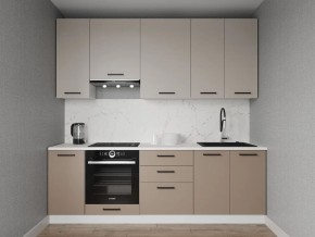 Кухонный гарнитур Каппучино 2400 h950 (Стол. 26мм) в Копейске - kopejsk.mebel24.online | фото