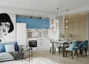 Кухонный гарнитур Капри 2550 (Стол. 38мм) в Копейске - kopejsk.mebel24.online | фото
