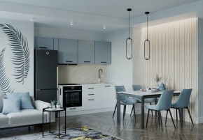 Кухонный гарнитур Ниагара 2550 (Стол. 26мм) в Копейске - kopejsk.mebel24.online | фото