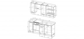 Кухонный гарнитур Старое Дерево 1800 (Стол. 26мм) в Копейске - kopejsk.mebel24.online | фото 2