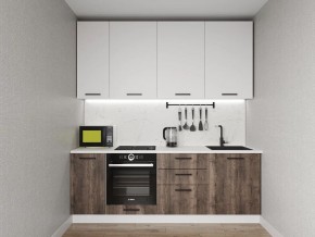 Кухонный гарнитур Старое Дерево 2200 h950 (Стол. 38мм) в Копейске - kopejsk.mebel24.online | фото 1