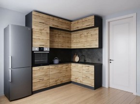 Кухонный гарнитур угловой Крафт 2200*1700 (Стол. 26мм) в Копейске - kopejsk.mebel24.online | фото