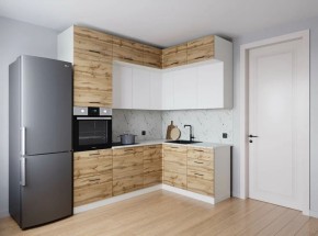 Кухонный гарнитур угловой Лада 2200*1700 (Стол. 38мм) в Копейске - kopejsk.mebel24.online | фото