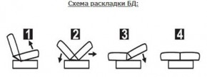 ЛАУРА ЛЮКС Диван Лаура Люкс БД+2подушки в Копейске - kopejsk.mebel24.online | фото 7