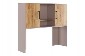 ЛАЙТ 2 Надстройка стола компьютерного (1200) кашемир в Копейске - kopejsk.mebel24.online | фото