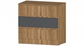 ЛЕНОРА Комод 3 ящика (графит) в Копейске - kopejsk.mebel24.online | фото
