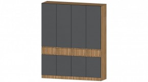 ЛЕНОРА Шкаф 4х створчатый (графит) в Копейске - kopejsk.mebel24.online | фото