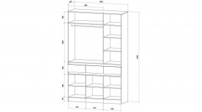 ЛЕНОРА Спальный гарнитур (модульный) кашемир в Копейске - kopejsk.mebel24.online | фото 9