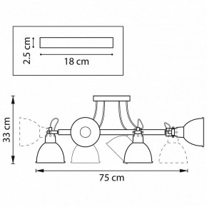 Люстра на штанге Lightstar Acrobata 761060 в Копейске - kopejsk.mebel24.online | фото 2