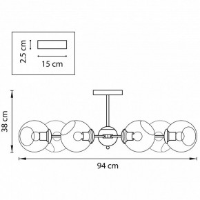Люстра на штанге Lightstar Beta 785066 в Копейске - kopejsk.mebel24.online | фото 8