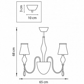 Люстра на штанге Lightstar Escica 806050 в Копейске - kopejsk.mebel24.online | фото 6