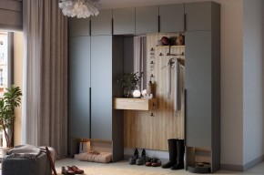 МЕБЕЛЬСОН К11 Прихожая (графит) в Копейске - kopejsk.mebel24.online | фото