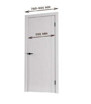 Межкомнатная дверь Bolivar Каньон браун (комплект) 700 в Копейске - kopejsk.mebel24.online | фото