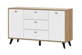 МИЛАН Гостиная (Дуб Золотой/Белый Матовый) модульная в Копейске - kopejsk.mebel24.online | фото 14