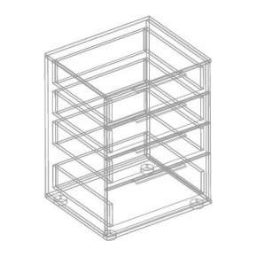 МОНИКА Комод с 4 ящиками в Копейске - kopejsk.mebel24.online | фото 3