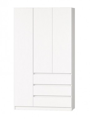 МС "Хилтон" Шкаф №2 1200 (Белый текстурный) в Копейске - kopejsk.mebel24.online | фото