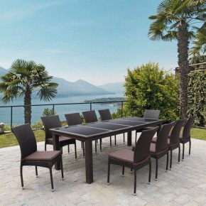 Набор уличный T438/Y380A-W53 Brown 10PCS в Копейске - kopejsk.mebel24.online | фото 2