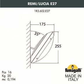 Накладной светильник Fumagalli Lucia 1R3.602.000.AYE27 в Копейске - kopejsk.mebel24.online | фото 2