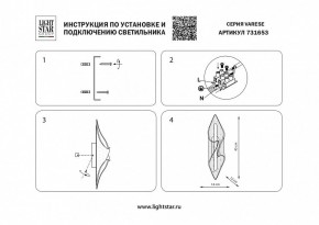 Накладной светильник Lightstar Varese 731653 в Копейске - kopejsk.mebel24.online | фото 3