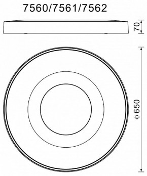 Накладной светильник Mantra Coin 7561 в Копейске - kopejsk.mebel24.online | фото 3
