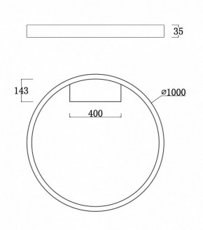 Накладной светильник Maytoni Rim MOD058CL-L65B4K в Копейске - kopejsk.mebel24.online | фото 3