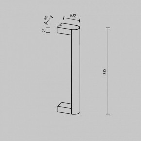 Накладной светильник Maytoni Theorema MOD288WL-L5G3K в Копейске - kopejsk.mebel24.online | фото 4