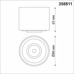 Накладной светильник Novotech Gesso 358811 в Копейске - kopejsk.mebel24.online | фото 7