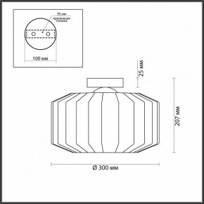 Накладной светильник Odeon Light Binga 4746/1C в Копейске - kopejsk.mebel24.online | фото 3