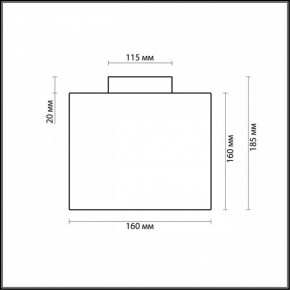 Накладной светильник Odeon Light Cross 2407/1C в Копейске - kopejsk.mebel24.online | фото 2