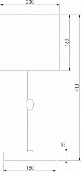 Настольная лампа декоративная Eurosvet Notturno 01162/1 черный в Копейске - kopejsk.mebel24.online | фото 4