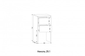 НИКОЛЬ 25 Шкаф 5-ти створчатый в Копейске - kopejsk.mebel24.online | фото 7