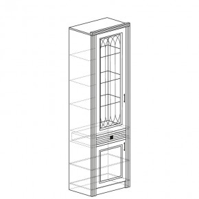 ОРЛЕАН Гостиная (модульная) ясень темный в Копейске - kopejsk.mebel24.online | фото 7