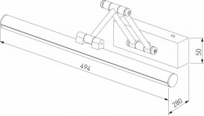 Подсветка для картины Elektrostandard Monza a064138 в Копейске - kopejsk.mebel24.online | фото 4