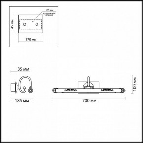 Подсветка для картины Odeon Light Dega 4916/12WL в Копейске - kopejsk.mebel24.online | фото 3